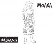 Printable cute moana disney  coloring pages